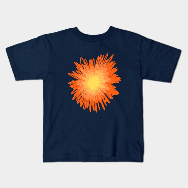 Vibrant Explosion!! Kids T-Shirt by TeeandecorAuthentic